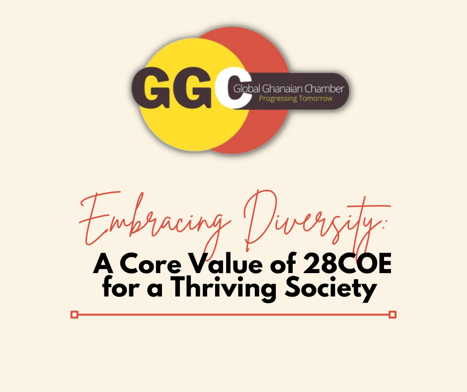 Embracing Diversity: A Core Value of 28COE for a Thriving Society