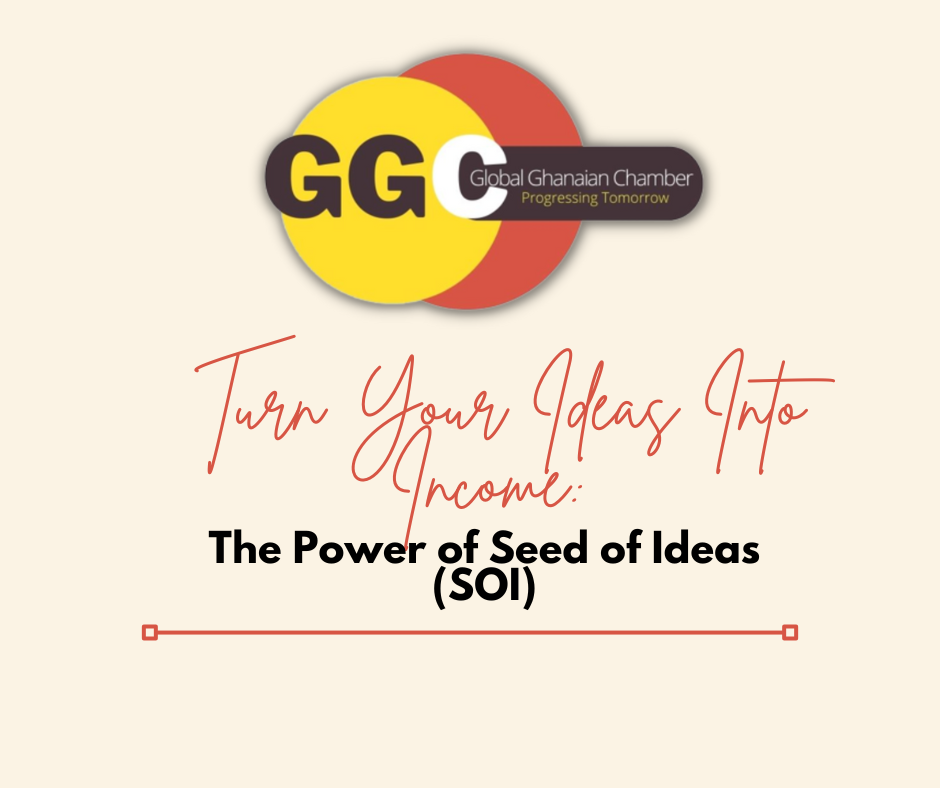 Turn Your Ideas Into Income: The Power of Seed of Ideas (SOI)